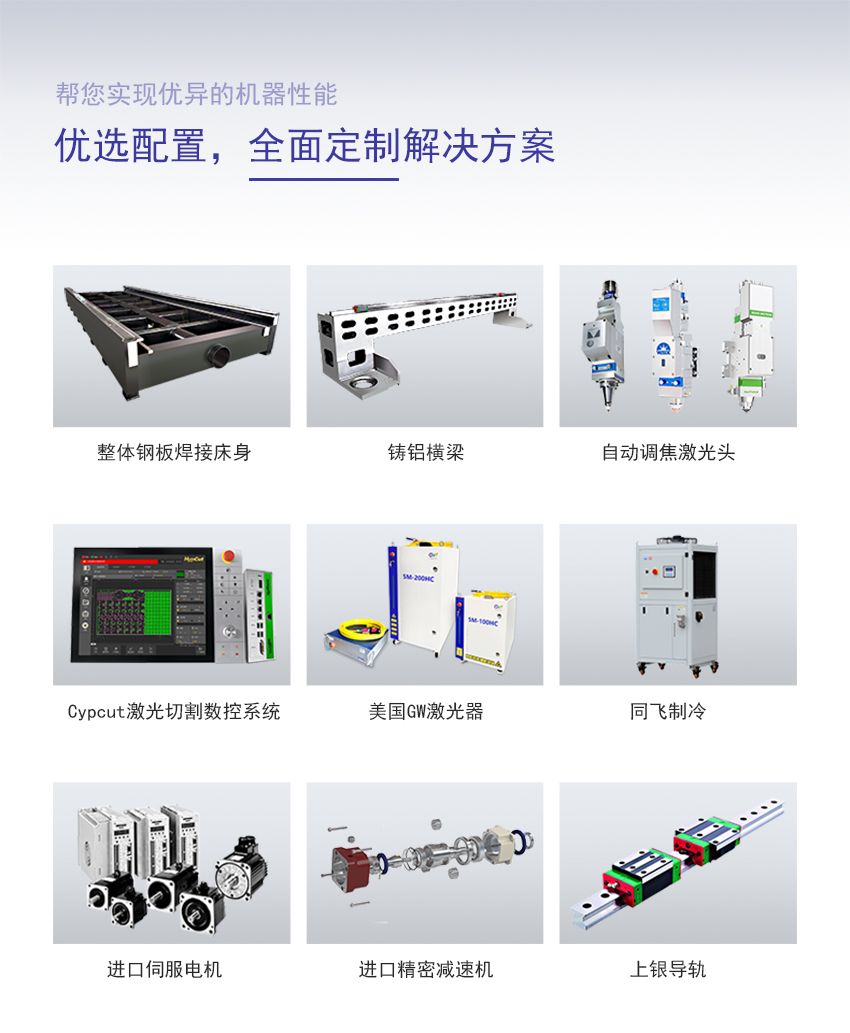 激光切割機(jī)配置